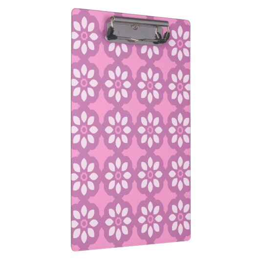 Porte-bloc Pink Blossom Retro Tile Pattern (Swatch)
