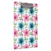 Porte-bloc Pink & Blue Floral Seamless Pattern (Swatch)