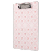Porte-bloc Pink Bow Aesthetic Notebook – Cute & Feminine Jour (Gauche)