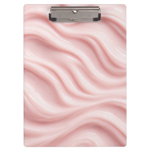 Porte-bloc Pink Cream Abstract Pattern (Devant)