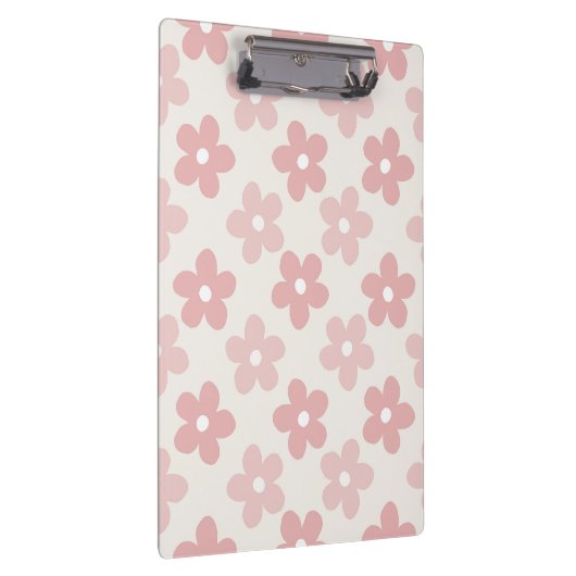 Porte-bloc Pink Cream Daisy Flowers Retro Pattern (Swatch)