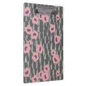 Porte-bloc Pink Flowers Abstract Blooms Mid-century Art Deco (Swatch)