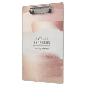 Porte-bloc Pink girly rose gold modern stylish elegant (Gauche)