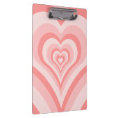 Porte-bloc Pink Heart Gradient Pattern – Cute Girly Love (Swatch)