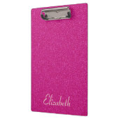 Porte-bloc Pink Leather Look Personalized (Gauche)