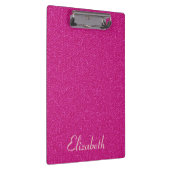 Porte-bloc Pink Leather Look Personalized (Swatch)