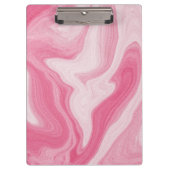 Porte-bloc Pink Marble Swirl Pattern – Aesthetic Abstract  (Devant)