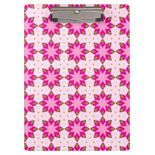 Porte-bloc Pink Petal Mosaic pattern (Devant)