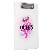 Porte-bloc Pink Queen Crown Design – Confident Feminine Power (Swatch)
