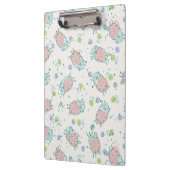 Porte-bloc Pink Sheep with Flowers & Berries - Cute Pattern (Gauche)