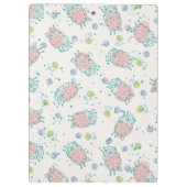 Porte-bloc Pink Sheep with Flowers & Berries - Cute Pattern (Dos)