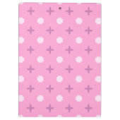 Porte-bloc Pink Star Petal Dot Pattern (Dos)