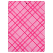Porte-bloc Pink Sur Tartan Rose Plaid Design Motif (Dos)
