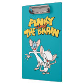 Porte-bloc Pinky et le cerveau | Afficher le logo (Gauche)