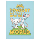 Porte-bloc Pinky et le cerveau | Reprendre Le Monde (Dos)