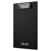 Porte-bloc Pinstripes noires (Gauche)