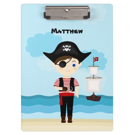 Porte-bloc Pirate Boy (Devant)