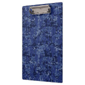 Porte-bloc Pisces Zodiac Sign on Navy Blue Digital Camouflage (Gauche)