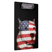 Porte-bloc Pitbull patriotique (Swatch)