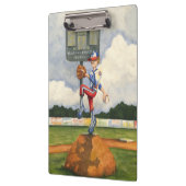 Porte-bloc Pitcher de baseball sur Mound par Jay Throckmorton (Gauche)