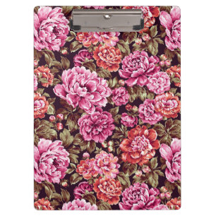 Porte-bloc Pivoines en fleurs