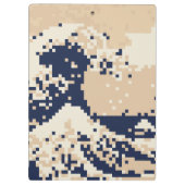 Porte-bloc Pixel Tsunami 8 bits Pixel Art (Dos)