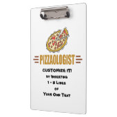Porte-bloc Pizza personnalisée (Gauche)