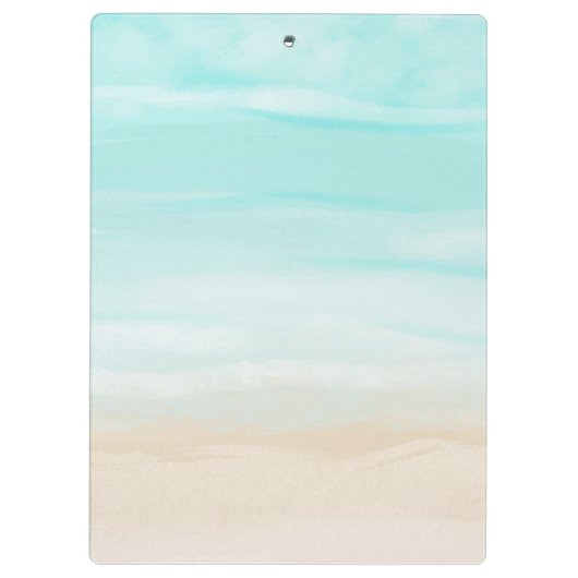 Porte-bloc Plage Abstraite moderne (Dos)