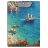 Porte-bloc Plage en Grèce (Devant)