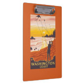 Porte-bloc Plage et cerfs-volants - côte de Washington (Swatch)