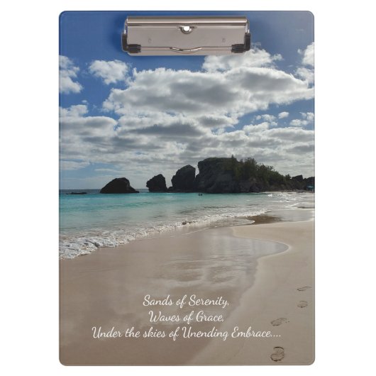 Porte-bloc Plage Inspirationnelle (Devant)