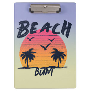 Porte-bloc Plage/littoral/tropical/hawaïen