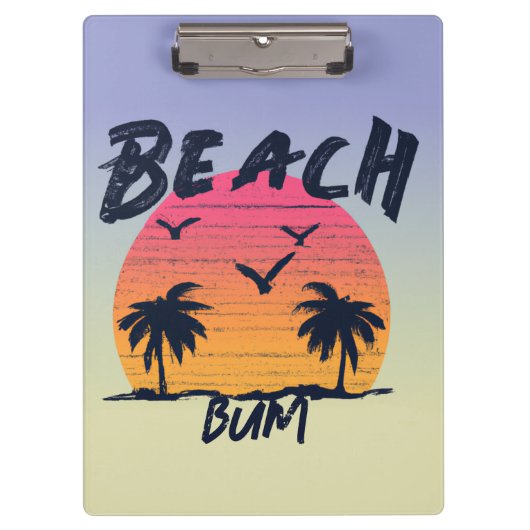 Porte-bloc Plage/littoral/tropical/hawaïen (Devant)