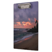 Porte-bloc Plage romantique à Dusk (Gauche)