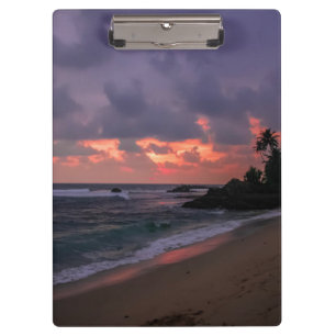 Porte-bloc Plage romantique à Dusk