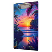 Porte-bloc Plage tropicale fantastique deux (Gauche)