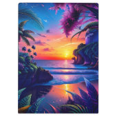 Porte-bloc Plage tropicale fantastique deux (Dos)