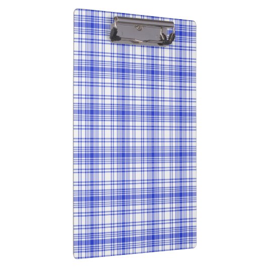 Porte-bloc Plaid blanc bleu 2 (Swatch)