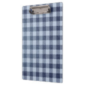 Porte-bloc Plaid bleu (Gauche)