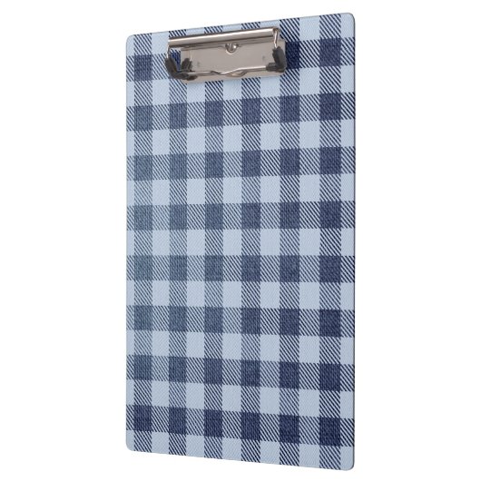 Porte-bloc Plaid bleu (Gauche)
