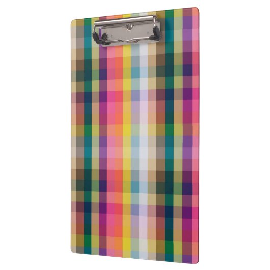 Porte-bloc Plaid écossais abstrait (Gauche)