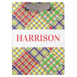 Porte-bloc Plaid Madras Porte - bloc personnalisé