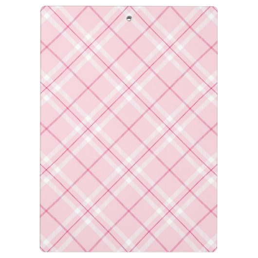Porte-bloc Plaid rose-clair (Dos)