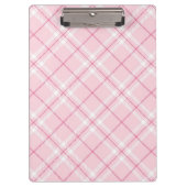 Porte-bloc Plaid rose-clair (Devant)