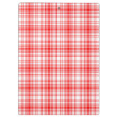 Porte-bloc Plaid rouge (Dos)