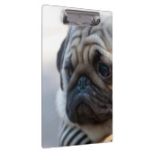 Porte-bloc Plan rapproché mignon de visage de carlin (Swatch)