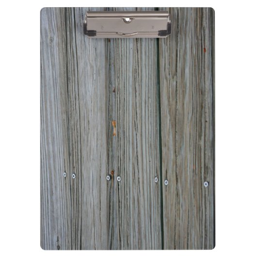 Porte-bloc planches en bois de dock avec des vis (Devant)