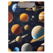 Porte-bloc Planètes spatiales 2 (Devant)