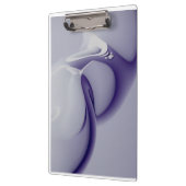 Porte-bloc Planificateur à spirale d'art fluide violet minima (Gauche)