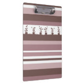 Porte-bloc Plantes en pot à motif de silhouette rayée (Swatch)